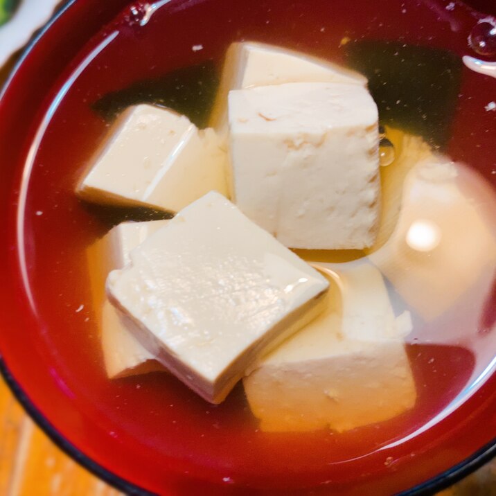 味噌が無い時に!夏にあっさり和風出汁スープ